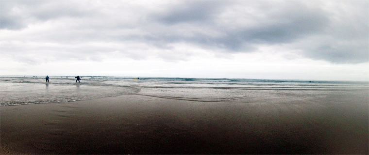 Strandblick hinaus aufs Meer