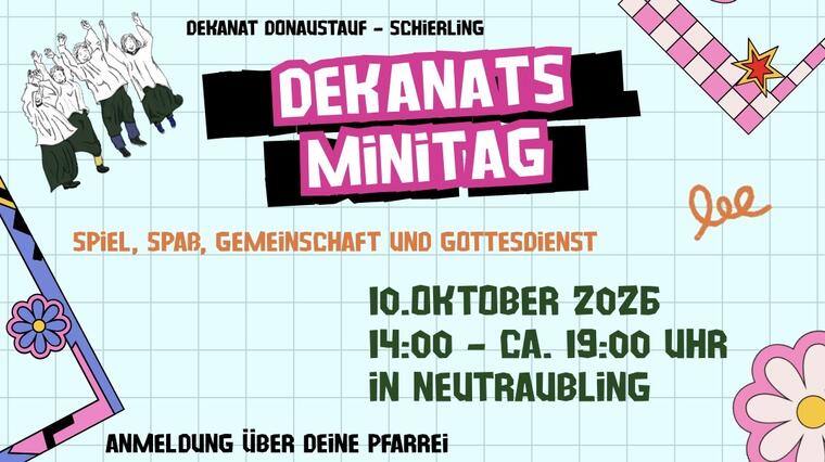 Flyer mit Datum und Ort der Veranstaltung
