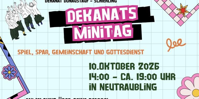 Flyer mit Datum und Ort der Veranstaltung
